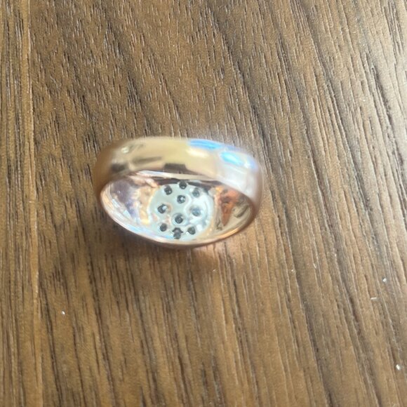 14K Rose Gold Mens Diamond Ring 1/2 cttw